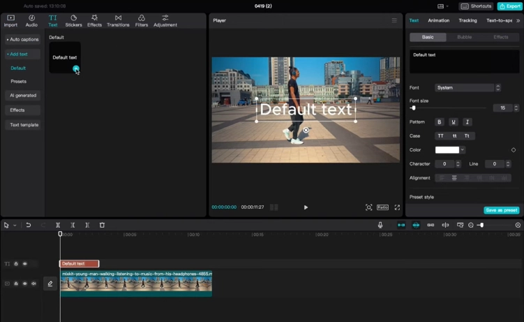 CapCut Screenshot